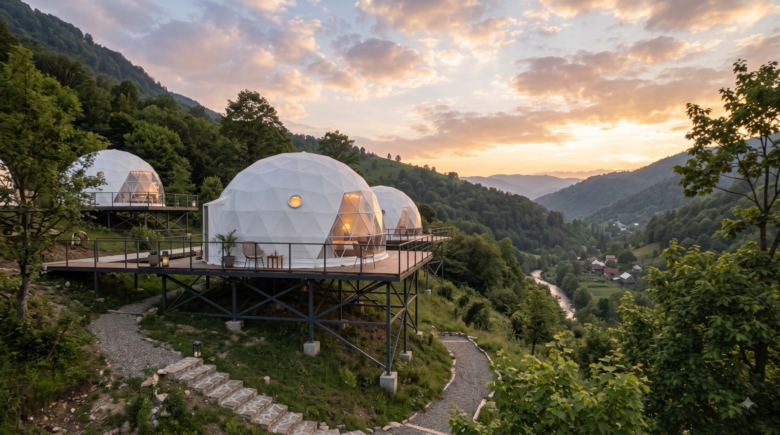 Vanaya 22,000 sq.ft. Luxury Agriculture Land with Glamping Domes